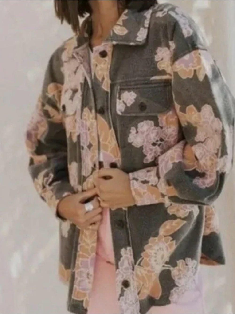 Free People Printed Ruby Jacket